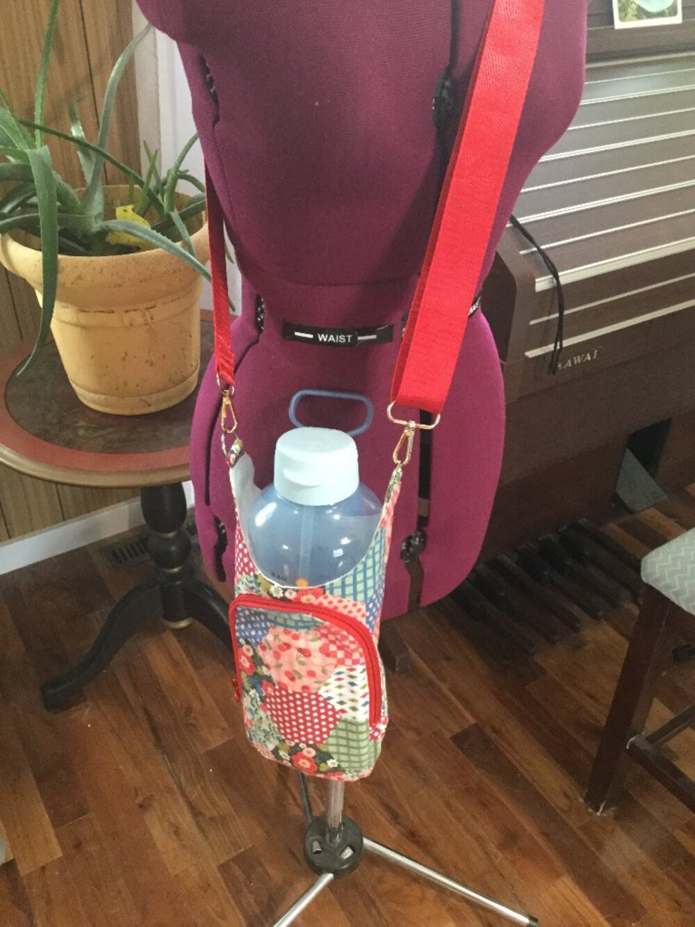 New hand made water bottle carrier and reversible bucket hat